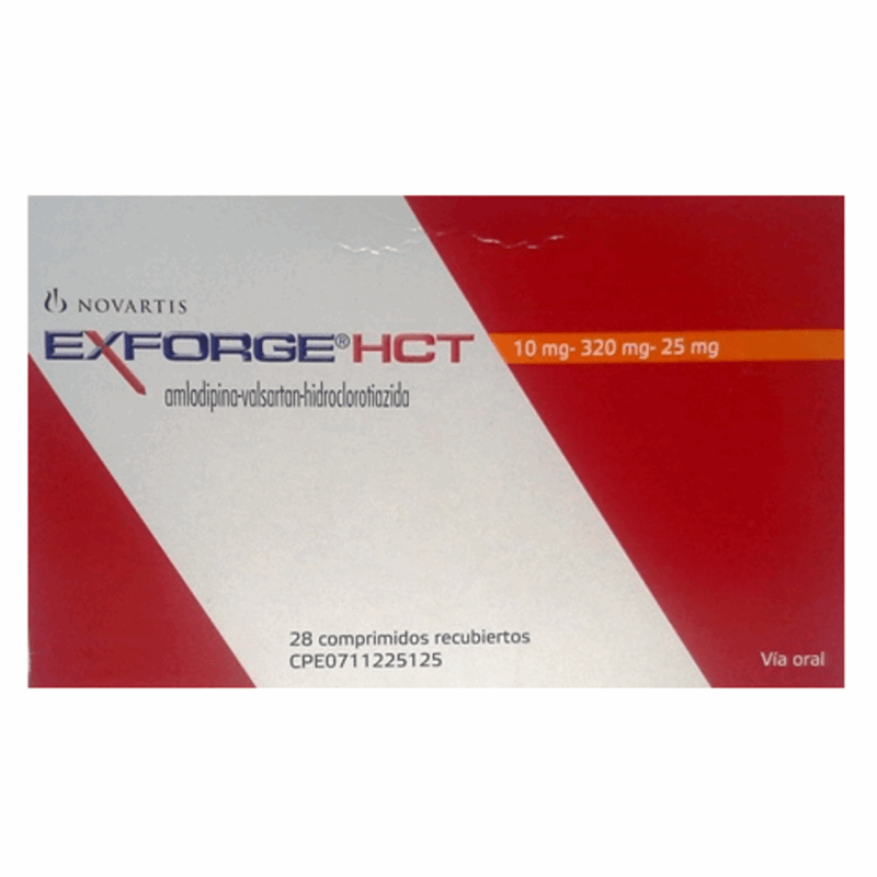 Exforge 10/320/25mg x 28 tablets