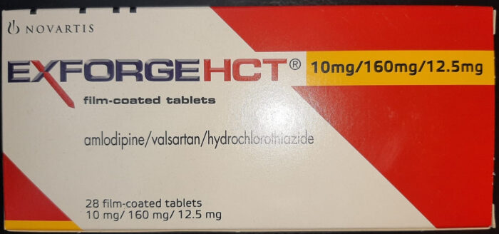 Exforge HCT 10/160/12.5 mg x 28 tablets