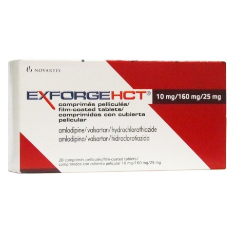 Exforge 10/160/25mg x 28 tablets